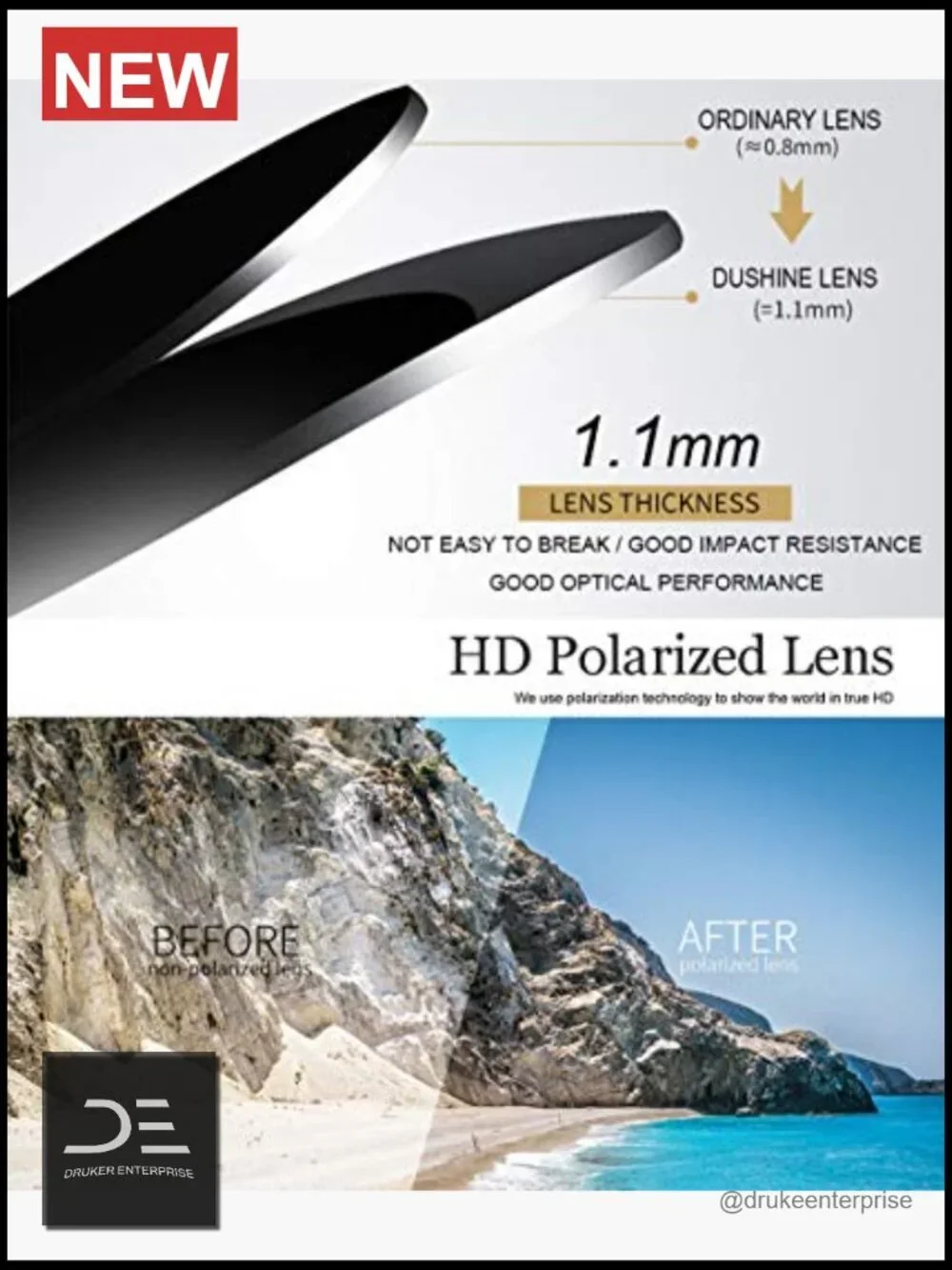Polarized UV400 Protection Retro Rectangular Sunglasses Plastic Frame